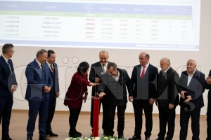 84 afet konutunun kura �ekimi ger�ekle�tirildi